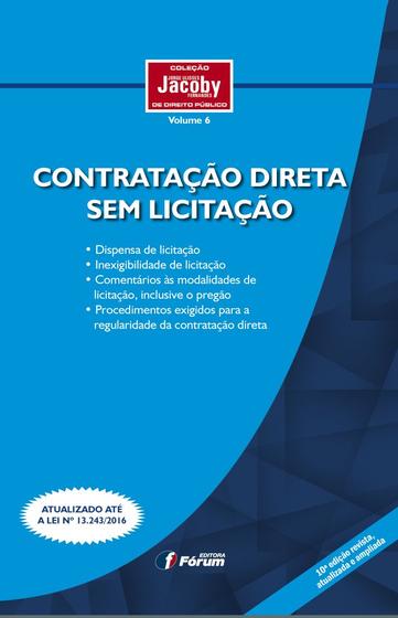 Imagem de Livro - Contratação direta sem licitação