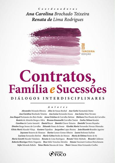 Imagem de Livro - Contratos, Família e Sucessões Diálogos Interdisciplinares - 3ª Ed - 2023