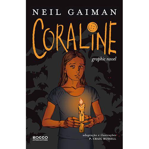 Imagem de Livro - Coraline - graphic novel