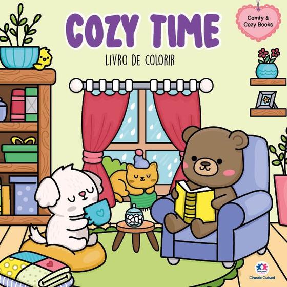 Imagem de Livro - Cozy time - Livro de colorir