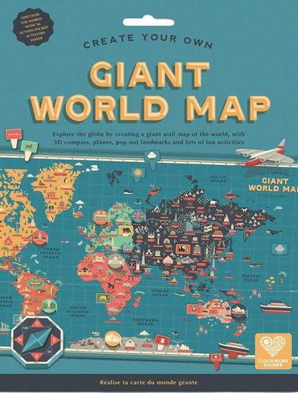 Imagem de Livro - Create Your Own Giant World Map