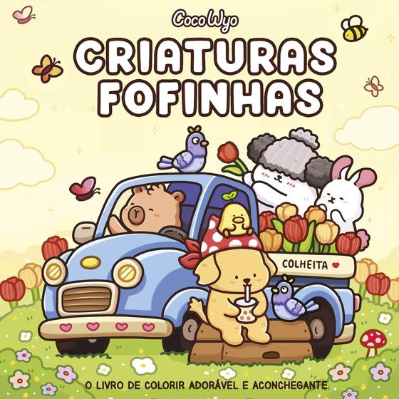 Imagem de Livro - Criaturas fofinhas (Cozy Cuties) – livro de colorir Coco Wyo