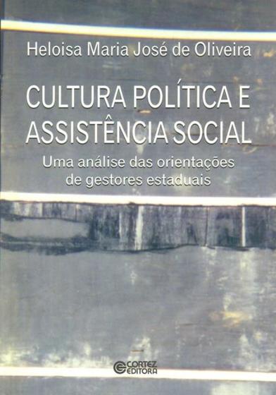 Imagem de Livro - Cultura política e assistência social