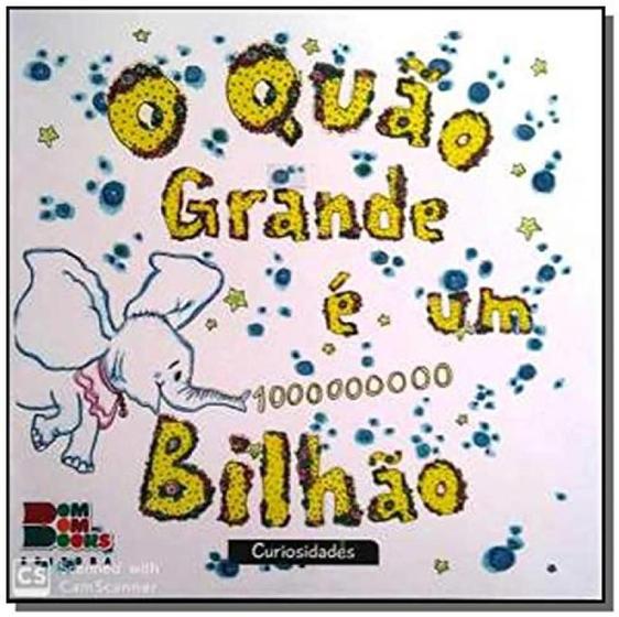 Imagem de Livro Curiosidades: O Quão Grande E Um Bilhão