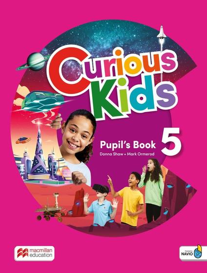 Imagem de Livro - Curious Kids 5 PupilS Book With Sb+Wb Digital Pack&Navio App - 1St Ed