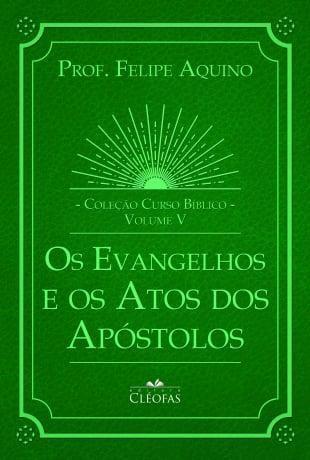 Imagem de Livro Curso Bíblico Volume 5 : Os Evangelhos e os Atos dos Apóstolos - Professor Felipe Aquino - Cléofas