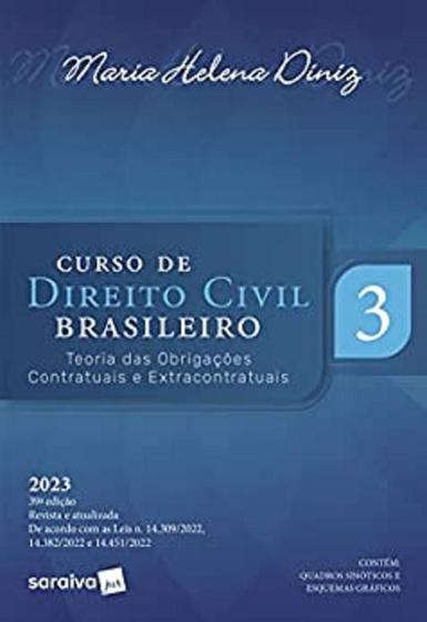 Imagem de Livro Curso de Direito Civil Brasileiro Teoria das Obrigações Contratuais e Extracontratuais Maria Helena Diniz