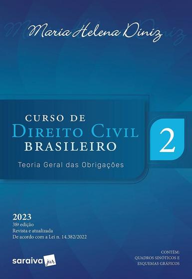 Imagem de Livro Curso de Direito Civil Brasileiro Teoria das Obrigações Maria Helena Diniz