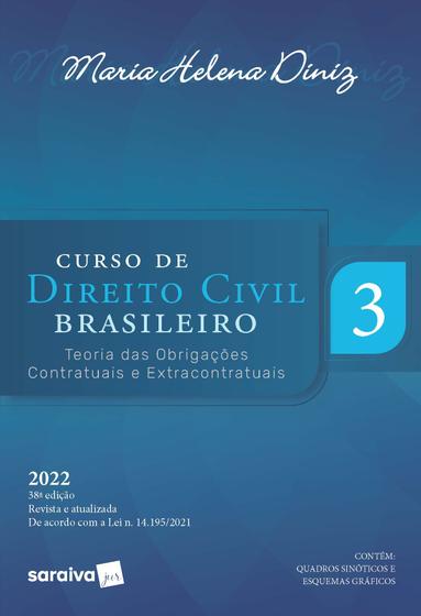 Imagem de Livro - Curso de Direito Civil Brasileiro - VOL. 3 - 38ª edição 2022