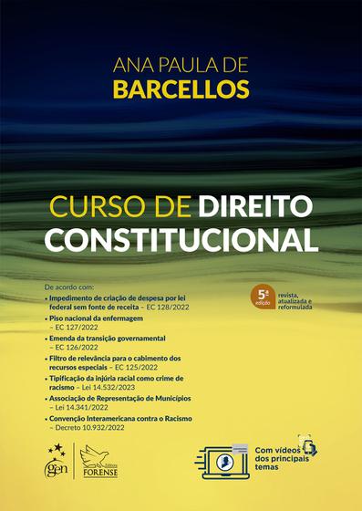 Imagem de Livro - Curso de Direito Constitucional - 5ª Edição 2023