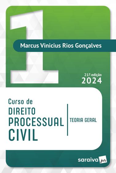 Imagem de Livro - Curso de Direito Processual Civil - Vol 1 - 21ª edição 2024