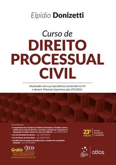 Imagem de Livro - Curso de Direito Processual Civil