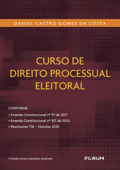 Imagem de Livro - Curso de direito processual eleitoral