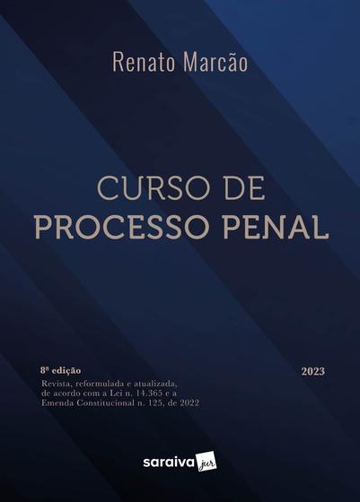 Imagem de Livro - Curso de Processo Penal - 8ª edição 2023