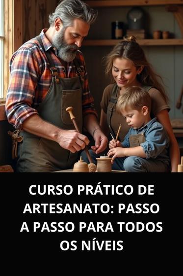 Imagem de Livro Curso Prático de Artesanato Passo a Passo para Todos os Níveis