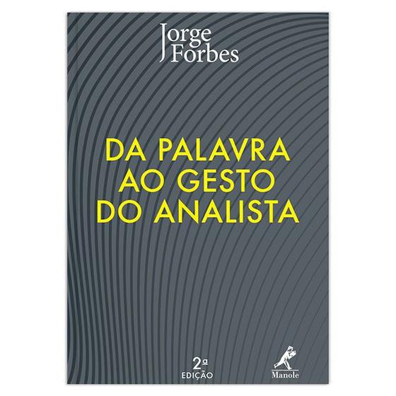 Imagem de Livro - Da palavra ao gesto do analista