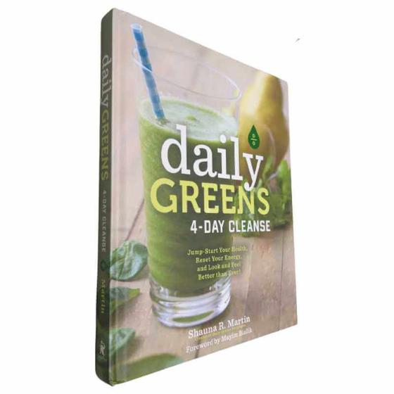 Imagem de Livro Daily Greens 4-Day Cleanse Shauna R. Martin Jump-Start Your Health, Reset Your Energy, And Look And Feel Better -  Racing Book