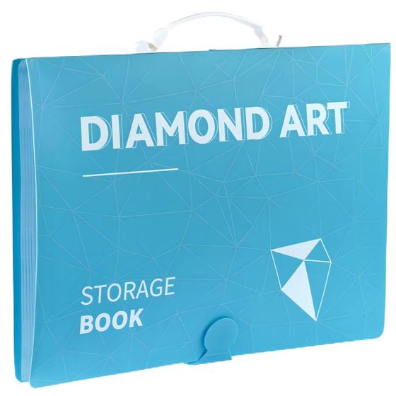 Imagem de Livro de armazenamento de pintura de diamante TTPOLONG A2 com 30 páginas