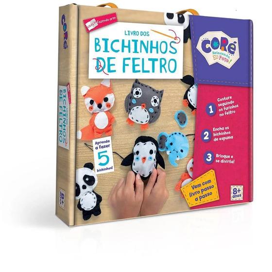 Imagem de Livro de Atividades Bichinhos de Feltro com Acessórios