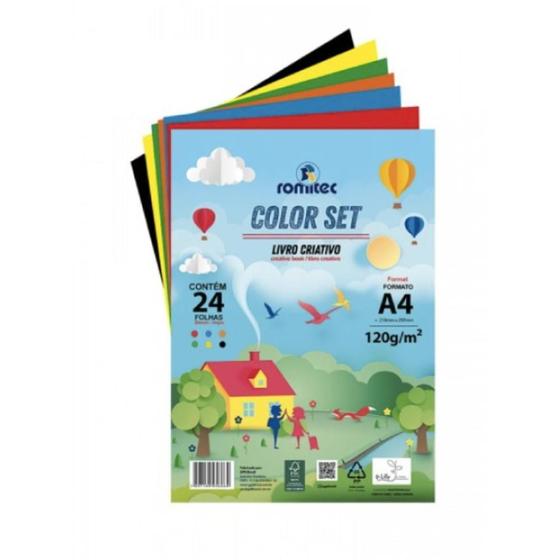 Imagem de Livro de Atividades Color SET A4 120GSM 24FLS