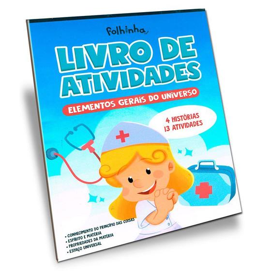 Imagem de Livro de Atividades  Elementos Gerais do Universo - FOLHINHA ESPIRITA