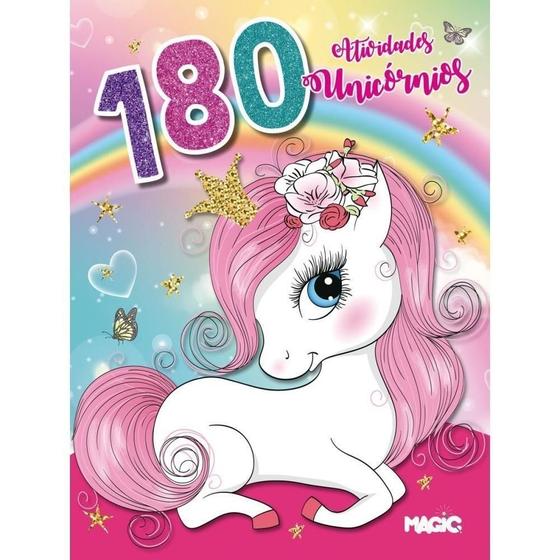 Imagem de Livro de Atividades Unicornios 180 Atividades - Ciranda