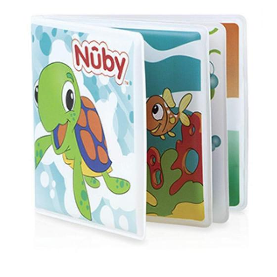 Imagem de Livro de banho Nuby Bath Fun Time com páginas impermeáveis 0 M+