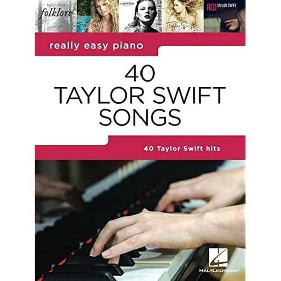 Imagem de Livro de canções para piano Hal Leonard 40 Canções de Taylor Swift 120 páginas