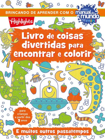Imagem de Livro de Coisas Divertidas Para Encontrar e Colorir e Muitos Outros Passatempos