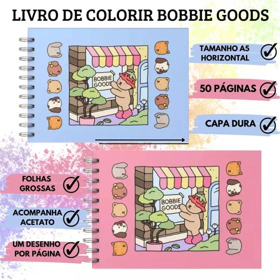 Livro De Colorir Bobbie Goods 55 Páginas Desenhos Diferentes Para ...