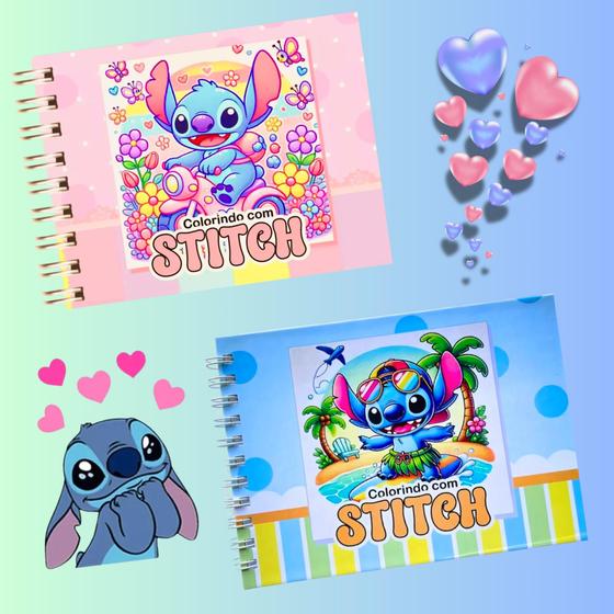 Livro de colorir estilo Bob Goods Stitch - Nacional - Kit de Colorir ...