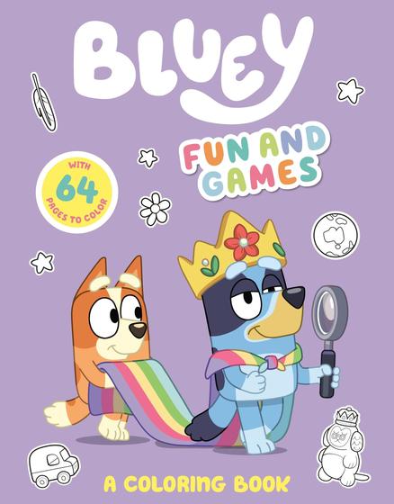 Imagem de Livro de colorir Hweryho Bluey: diversão e jogos