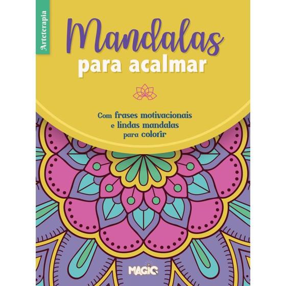 Imagem de Livro de Colorir Mandalas P/ACALMAR 27X20 48PGS - Magic KIDS