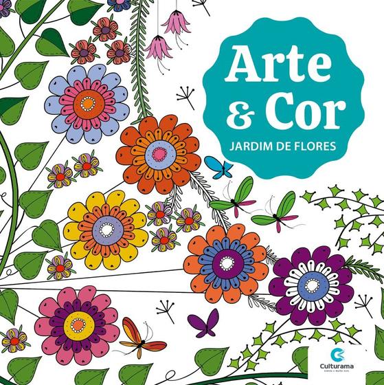 Imagem de Livro de Colorir Pintar Terapêutico Arte e Cor Culturama