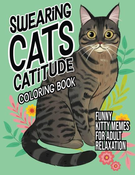 Imagem de Livro de colorir Swearing Cats Catitude publicado de forma independente