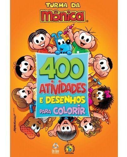 Imagem de Livro de Entretenimento 400 Atividades e Desenhos para Colorir