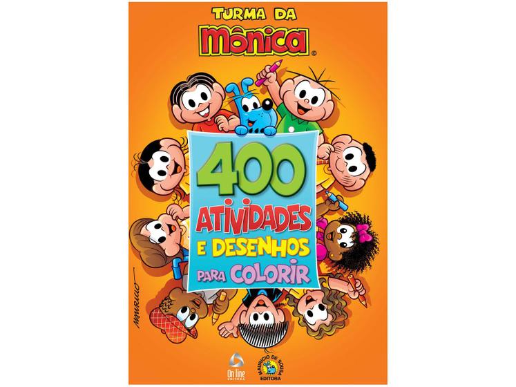 Imagem de Livro de Entretenimento 400 Atividades e Desenhos para Colorir