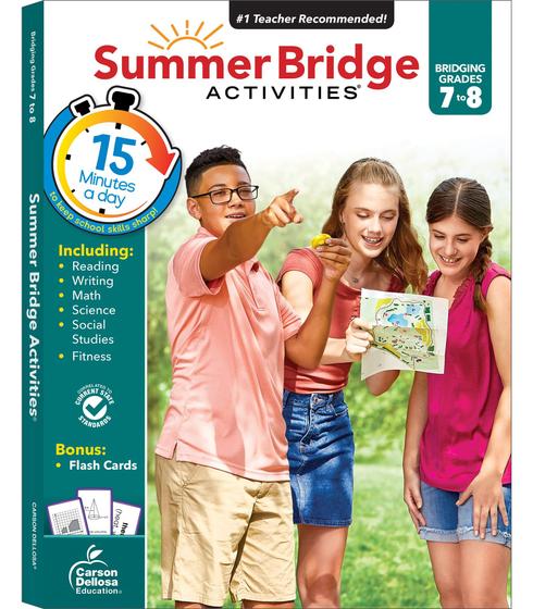 Imagem de Livro de exercícios: Summer Bridge Activities, da 7ª à 8ª série