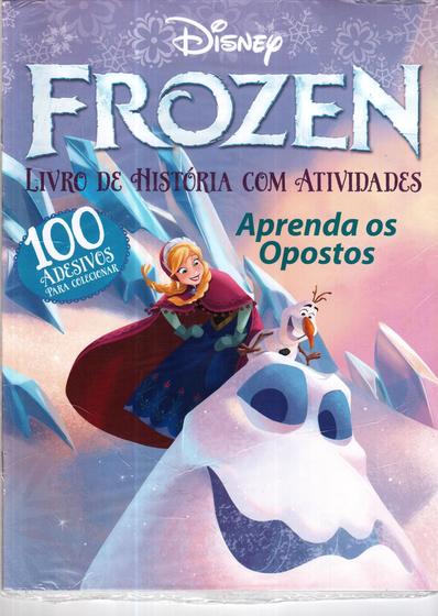 Imagem de Livro de História com Atividades Frozen com 100 Adesivos - Editora On Line