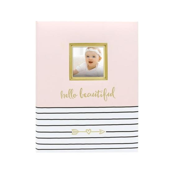 Imagem de Livro de Memórias Pearhead Hello Baby - Primeiros 5 Anos - Menina - Rosa