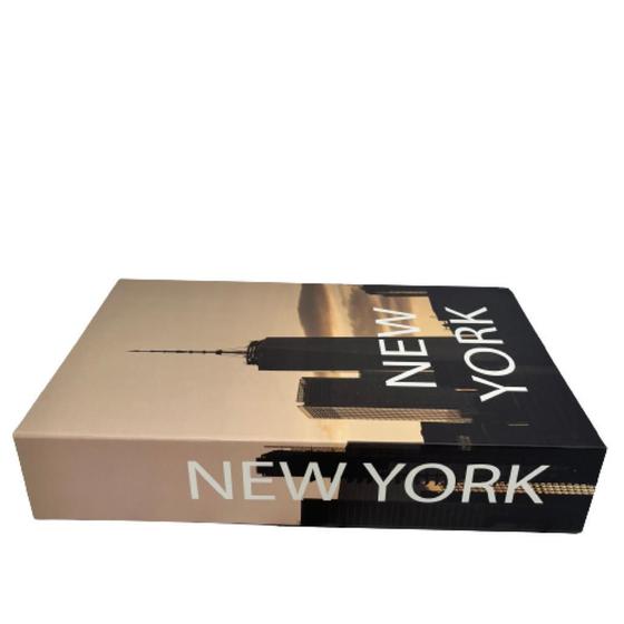 Imagem de Livro de papelão decorativo estampa moderna 'New York'