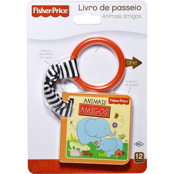 Imagem de Livro de Passeio Fisher Price Mattel Animais Amigo T1837 - DCL