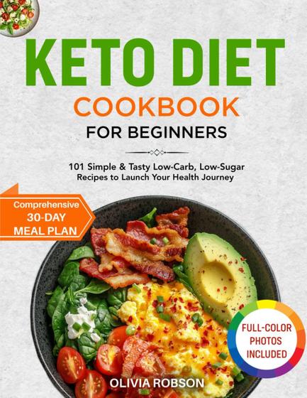 Imagem de Livro de receitas Keto Diet para iniciantes com 101 receitas e plano de 30 dias