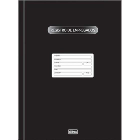 Imagem de Livro de Registro de Empregados Capa Dura 50 Folhas - Tilibra