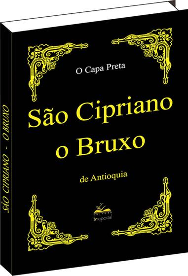 Imagem de Livro de Sao Cipriano o Bruxo  Capa Preta