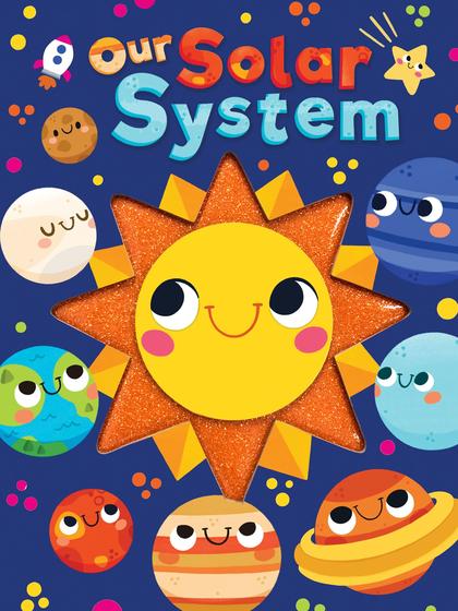 Imagem de Livro de tabuleiro Little Hippo Books Our Solar System Touch and Feel