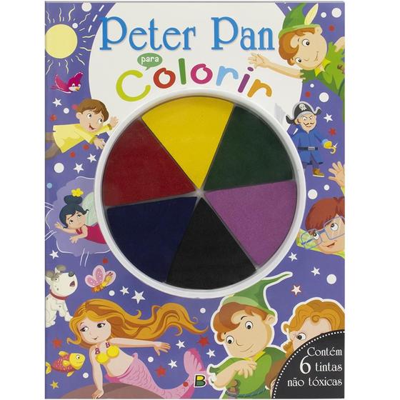 Imagem de Livro - Dedinhos em Ação! Peter Pan para Colorir