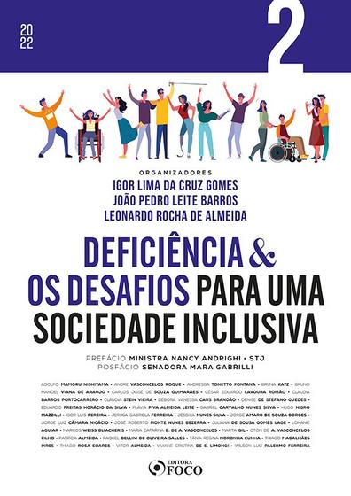 Imagem de Livro - DEFICIÊNCIA & OS DESAFIOS PARA UMA SOCIEDADE INCLUSIVA - VOL 2 - 1ª ED - 2022