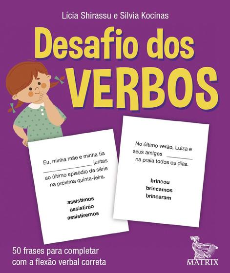 Imagem de Livro - Desafio dos verbos