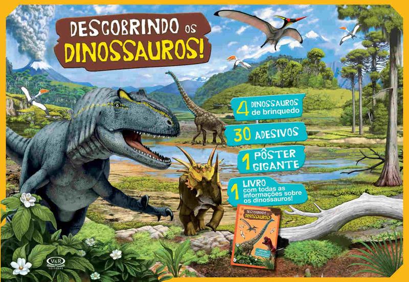 Livro - Descobrindo os Dinossauros! Menor preço em Livro - Descobrindo os Dinossauros!